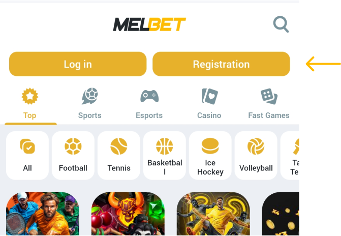 Setting up your account Melbet betapk Kenya